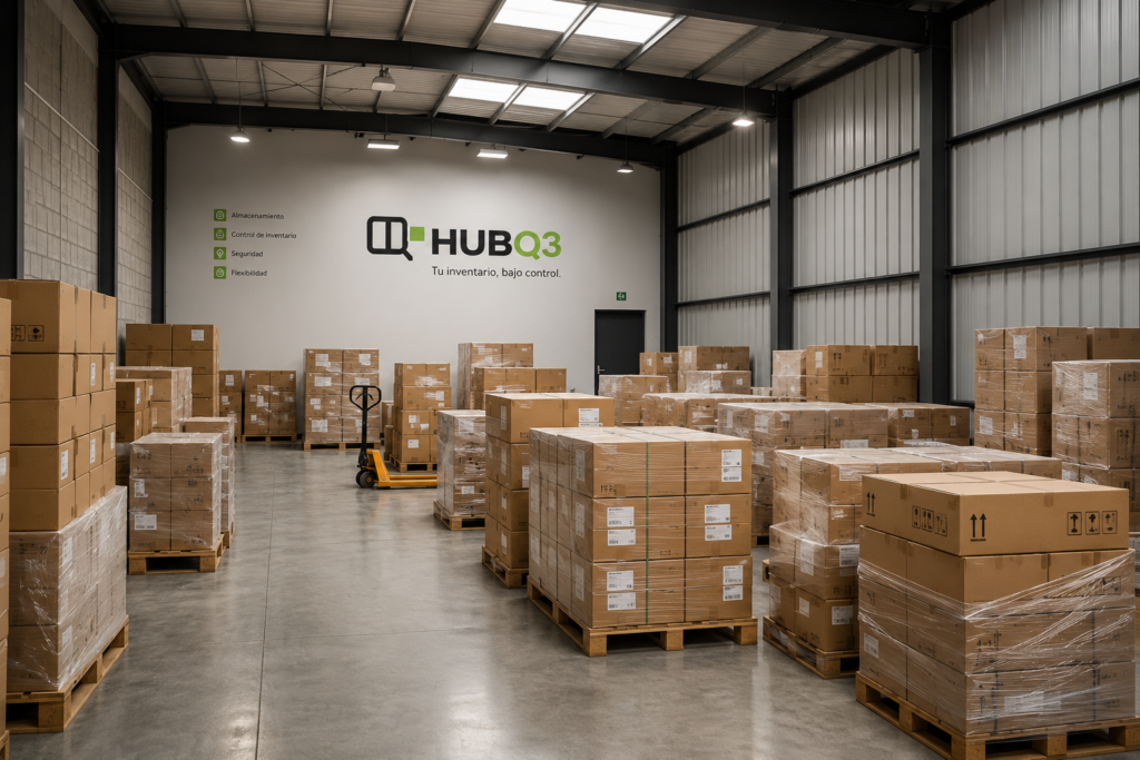 Almacenamiento de inventario HUBQ3 en Querétaro